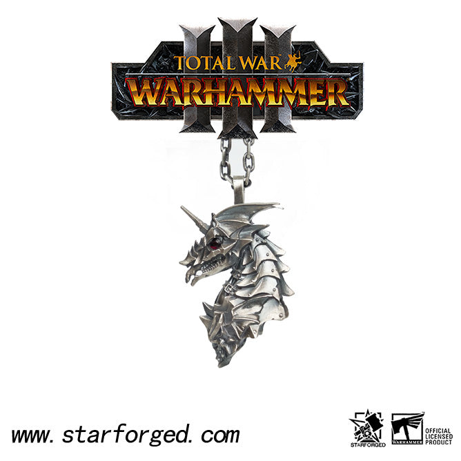 Warhammer Total War 3 Nightmare Sanguinator Pendant Blood Knight Nightmare Necklace Starforged